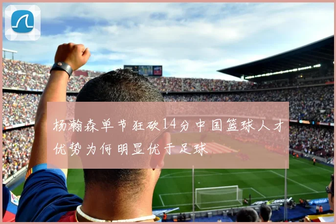 杨瀚森单节狂砍14分中国篮球人才优势为何明显优于足球